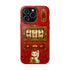 Lucky Cat Slot Machine iPhone Case - MagSafe Compatible - Maneki Neko