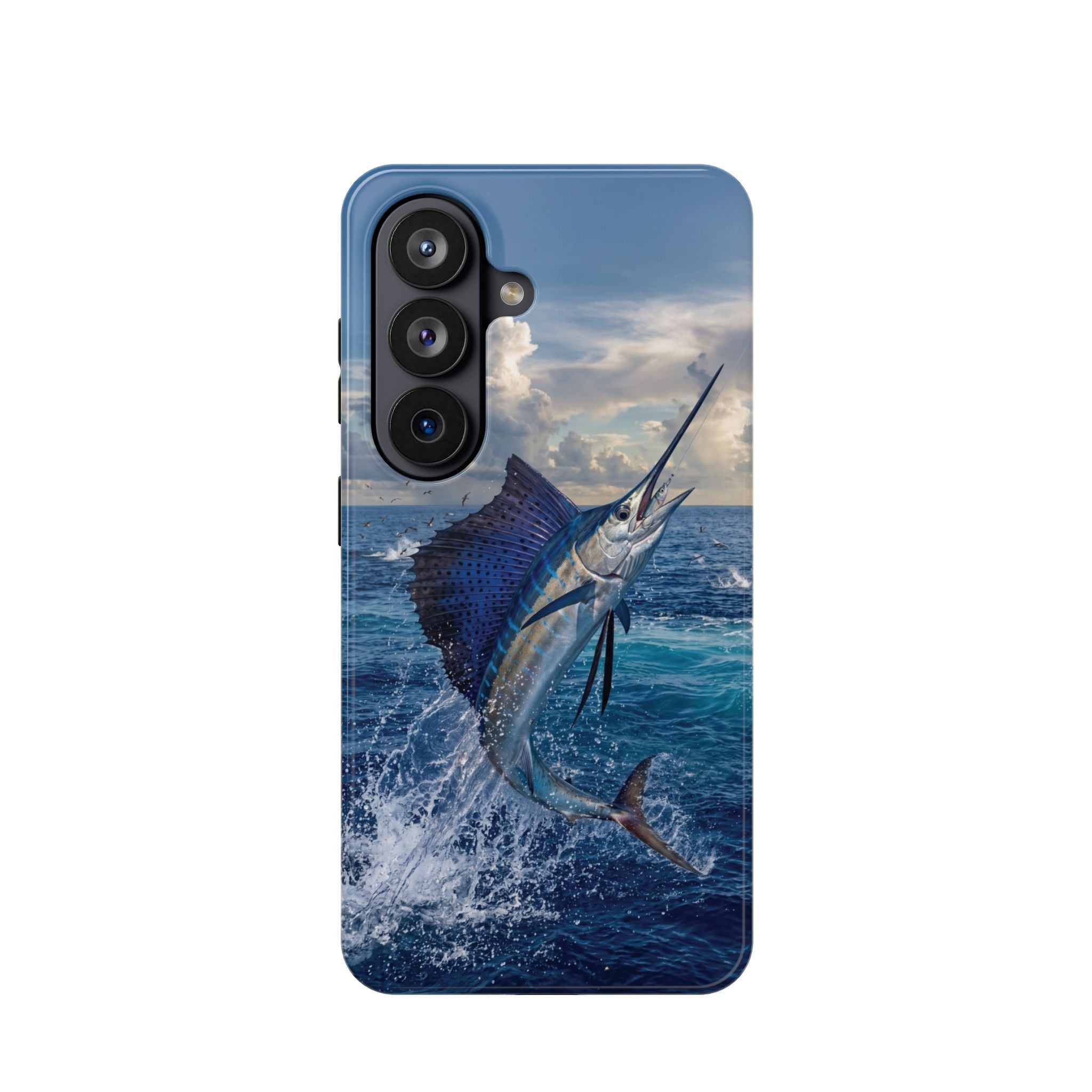Sailfish Fishing Phone Case MagSafe Compatible for iPhone & Samsung Galaxy | Sailfish Fisherman Gift | Dual Layer Tough Case