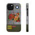WWII Pinup Nose Art Phone Case, Kona Kitty Airplane Art, MagSafe Dual Layer Case for iPhone & Samsung Galaxy, Vintage Military Art