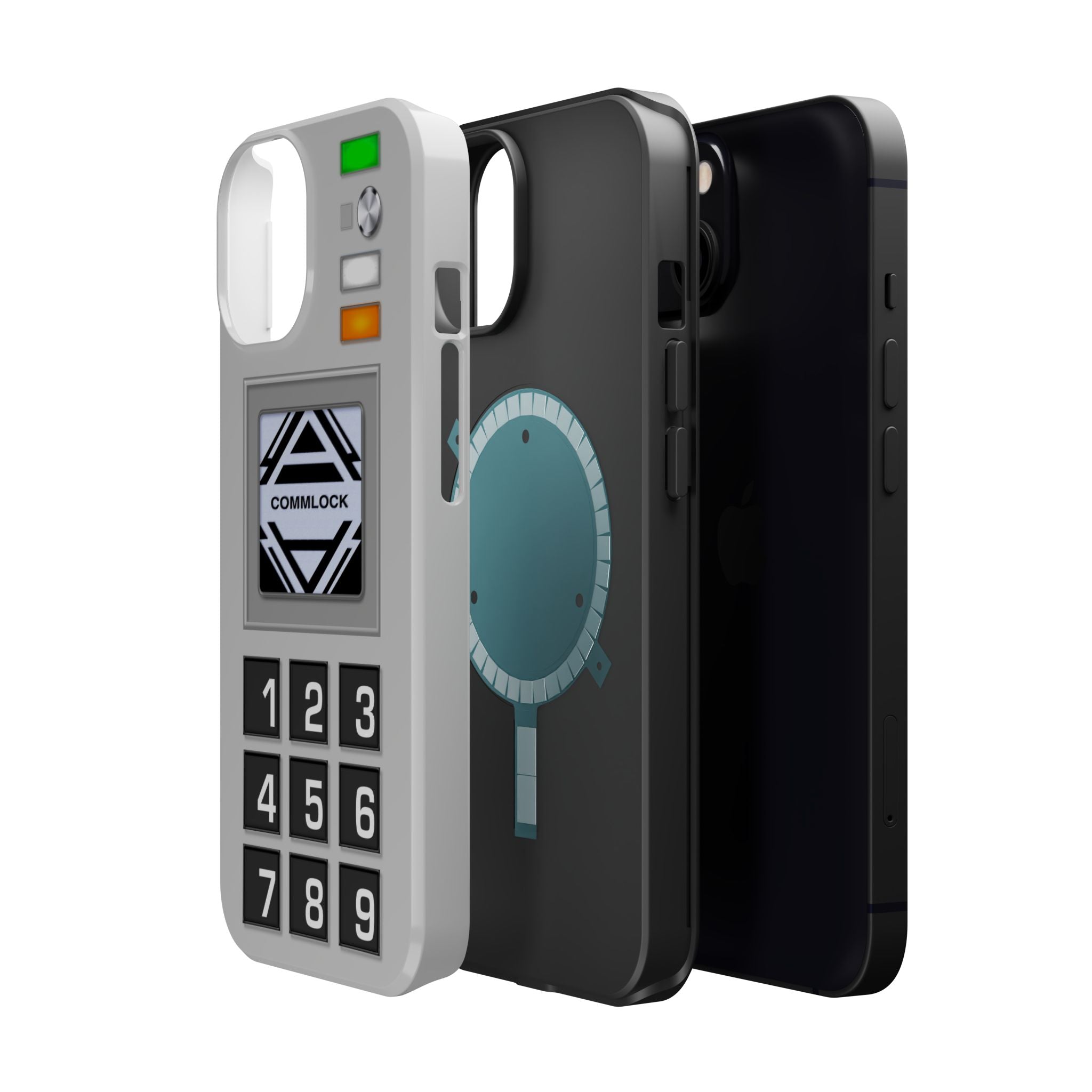 Space CommLock iPhone Case 1999 Prop MagSafe Magnetic 17 16 15 14 13 Pro Max Plus Mini Comlock