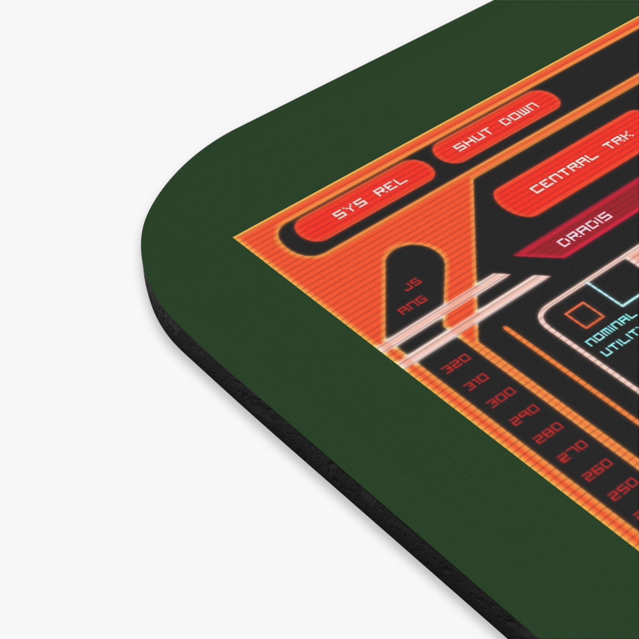 DRADIS Tactical Display Mouse Pad (Rectangle) Prop BSG