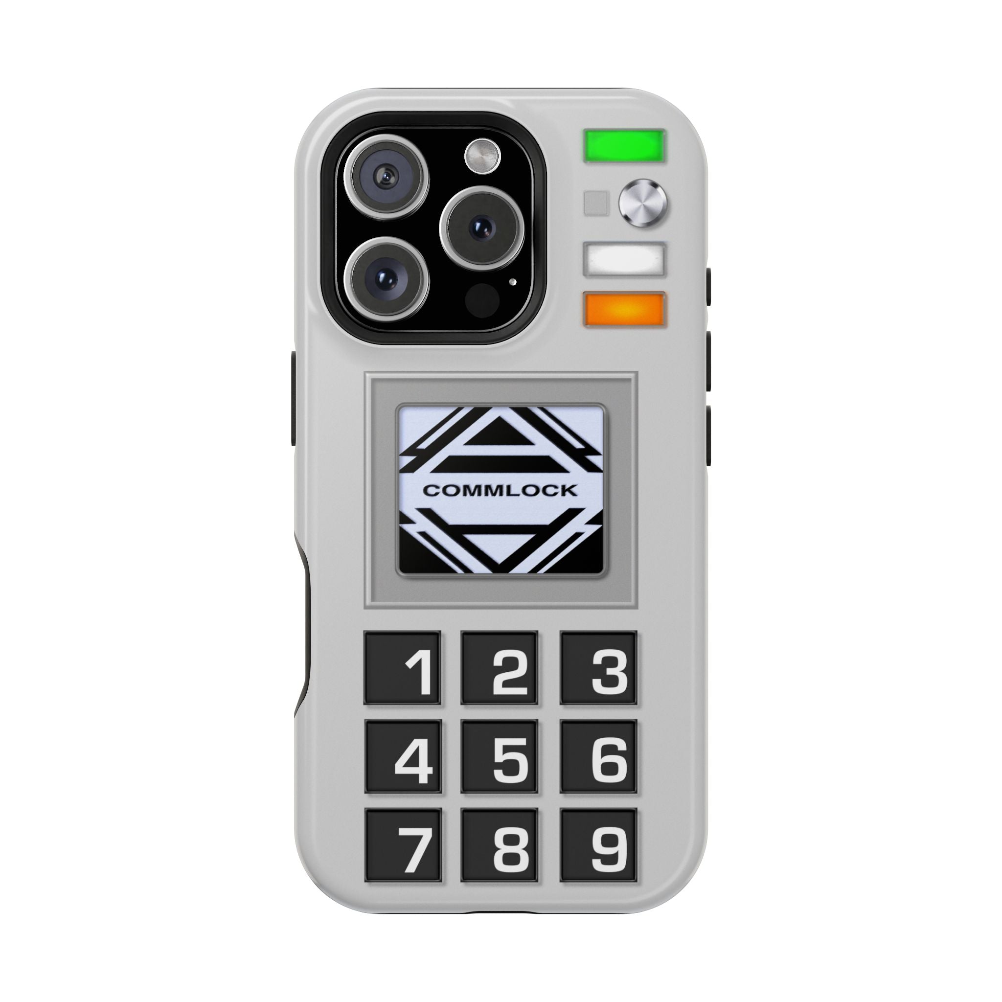 Space CommLock iPhone Case 1999 Prop MagSafe Magnetic 17 16 15 14 13 Pro Max Plus Mini Comlock