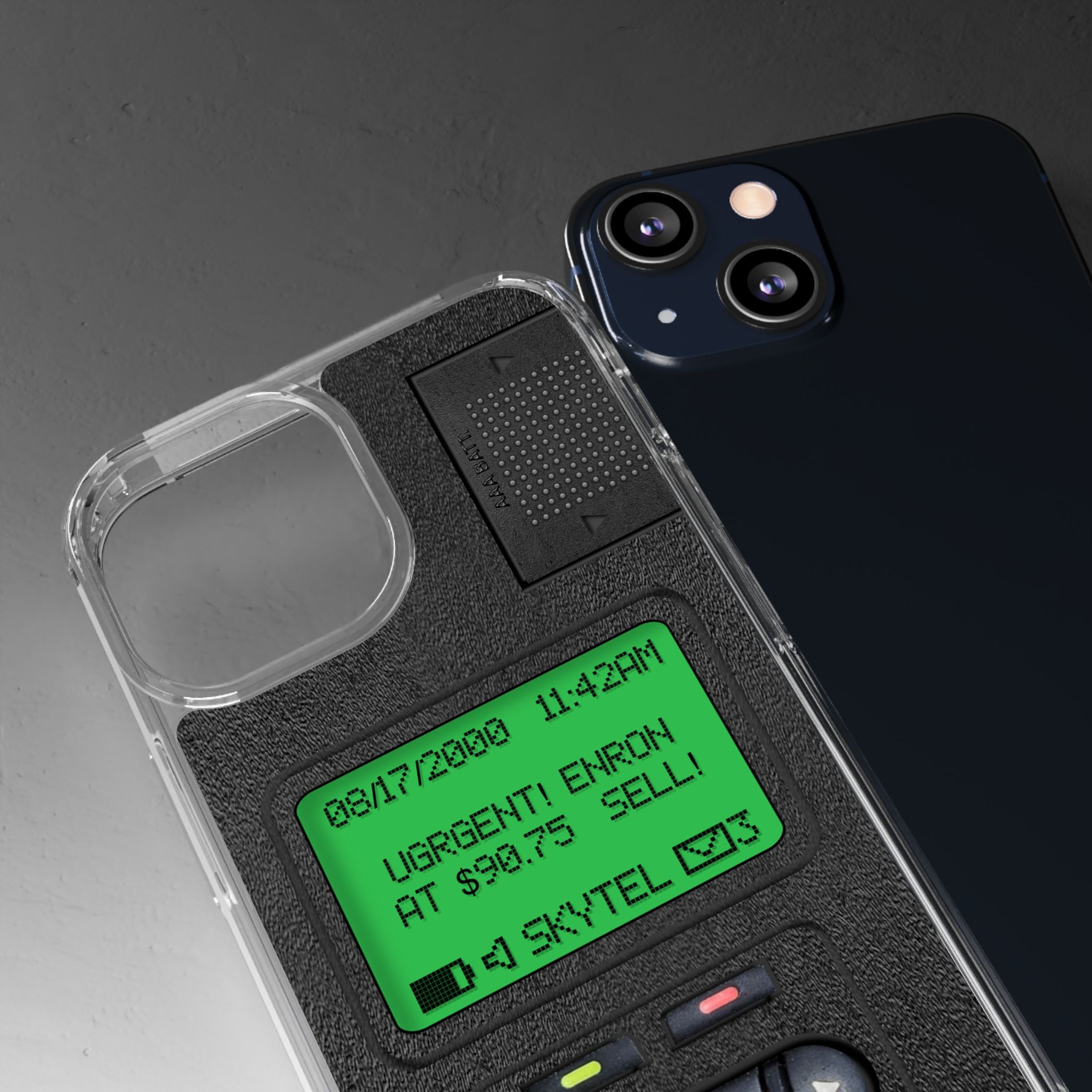 Pager Look Retro Phone Case for iPhone Beeper
