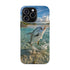 Permit Fish Fishing Phone Case MagSafe Compatible for iPhone & Samsung Galaxy | Flats Fishing Gift | Dual Layer Tough Case