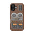 Reel To Reel Tape Deck Retro iPhone MagSafe Phone Case Max Pro Plus 17 16 15 14 13