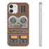 Reel-To-Reel Tape Deck Retro iPhone Flexi Cases Max Pro Plus 15 14 13 12