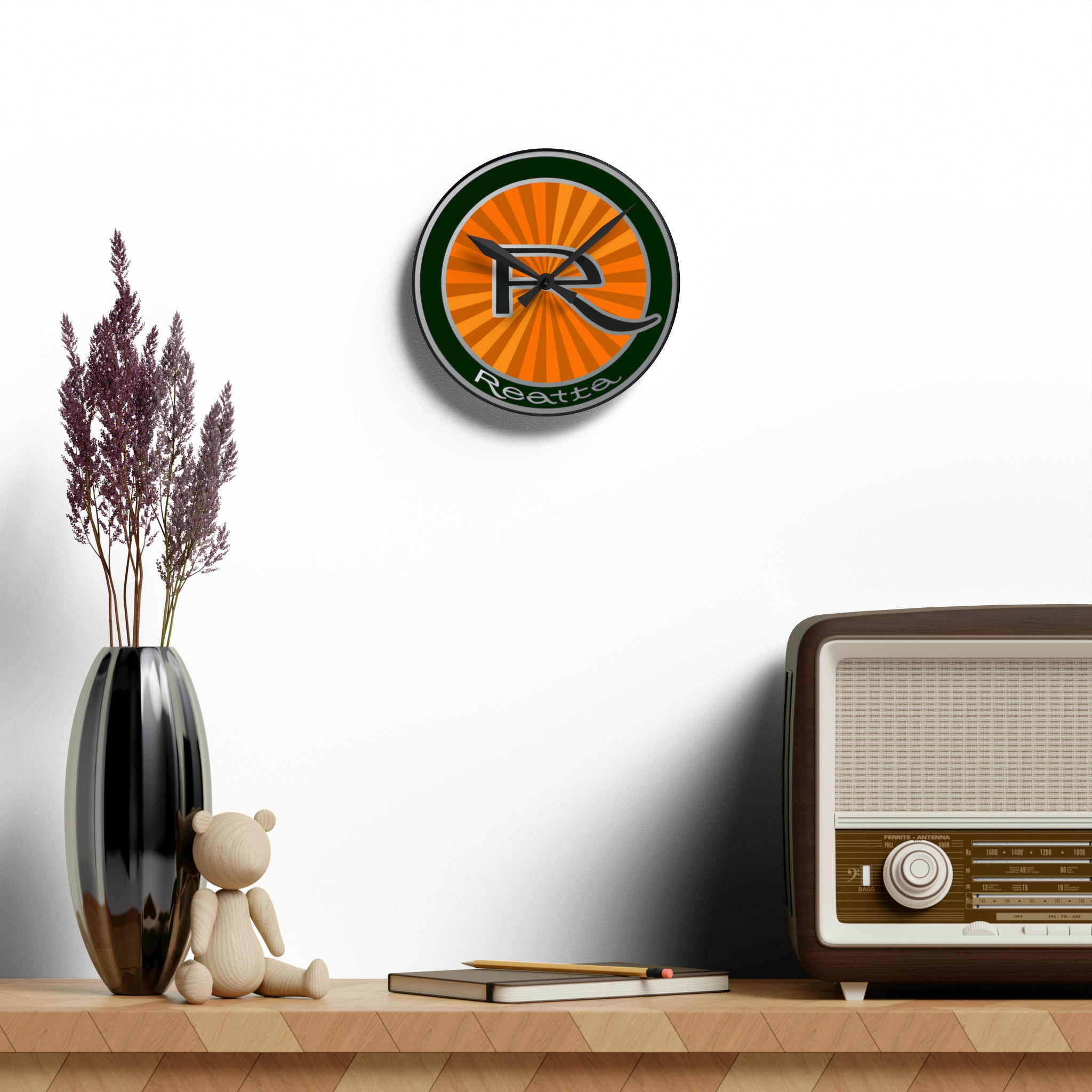 Reatta Acrylic Wall Clock