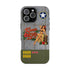 WWII Pinup Nose Art Phone Case, Kona Kitty Airplane Art, MagSafe Dual Layer Case for iPhone & Samsung Galaxy, Vintage Military Art