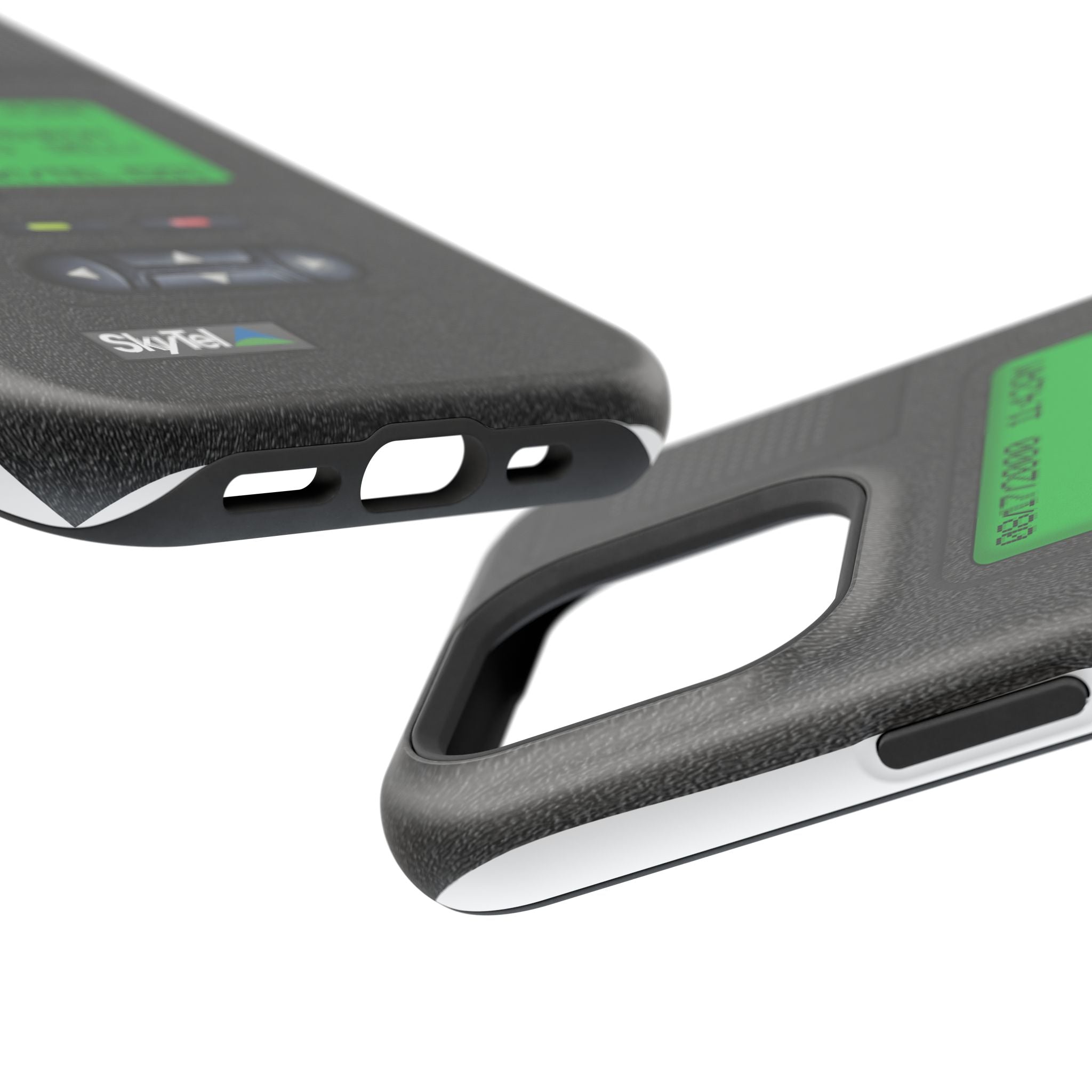 Pager Look Retro Tech Phone Case for iPhone Beeper - MagSafe Compatible - Duel layer Protection