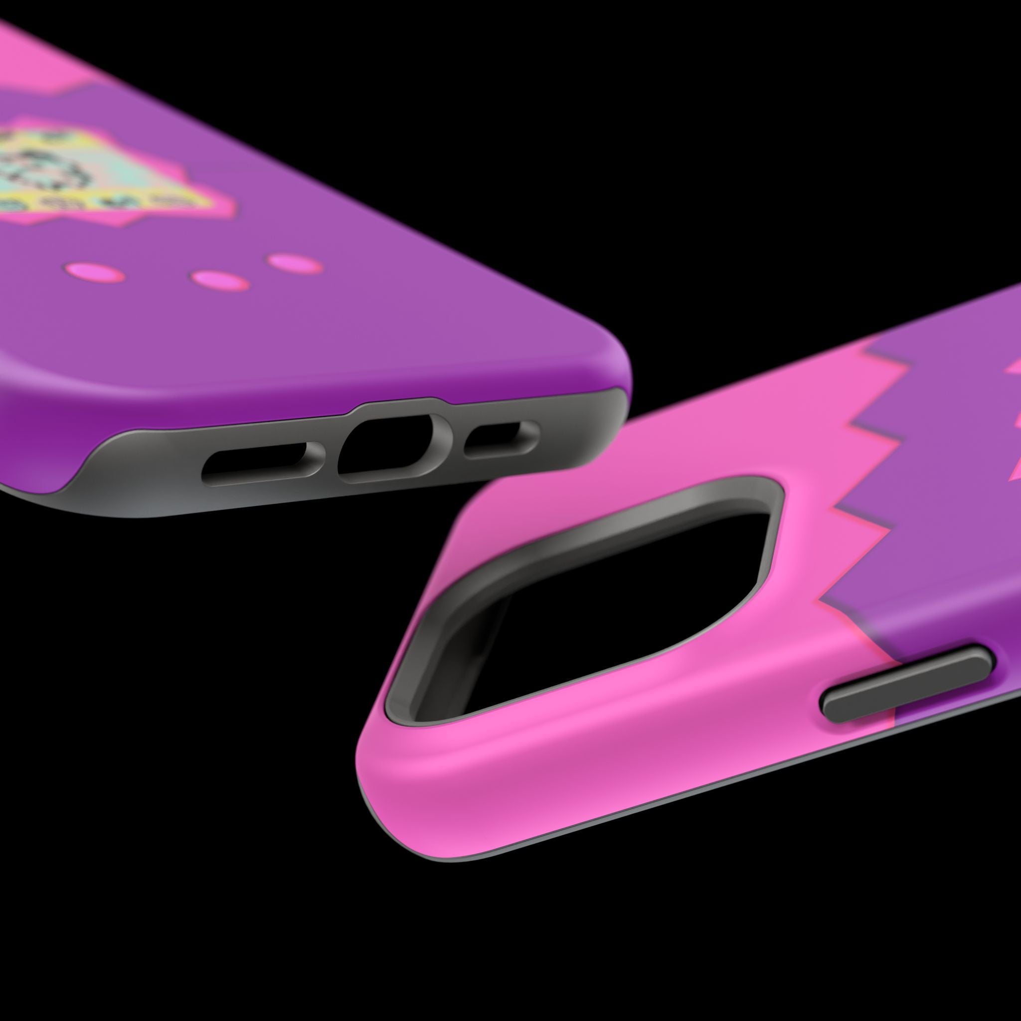 Virtual Pet Magnetic iPhone MagSafe Compatible Impact-Resistant Case Retro 90s