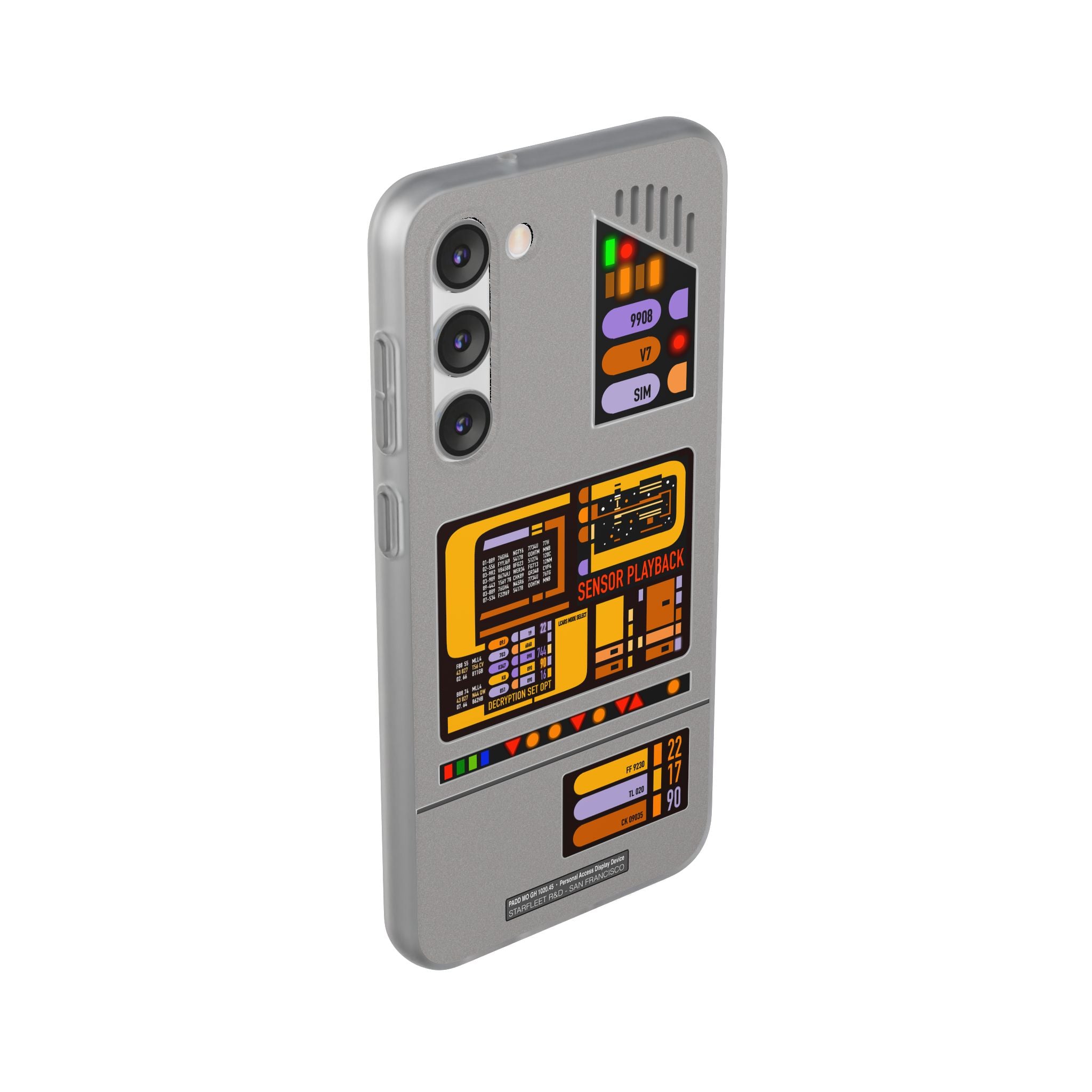 Starfleet PADD Inspired Prop Samsung Galaxy Compatible Phone Case