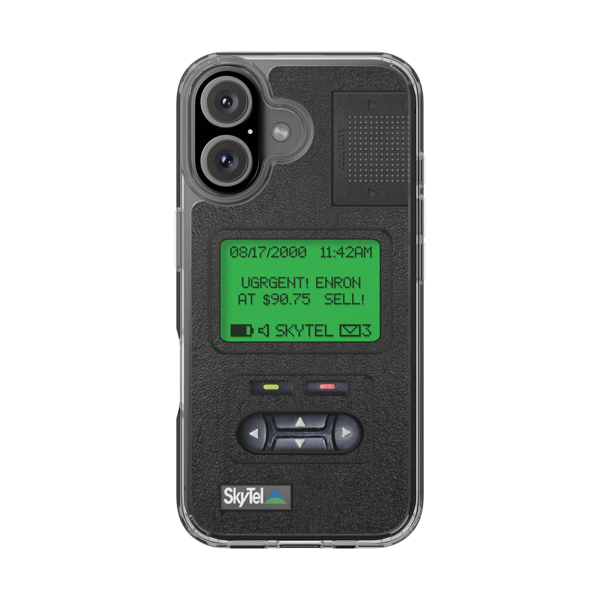 Pager Look Retro Phone Case for iPhone Beeper