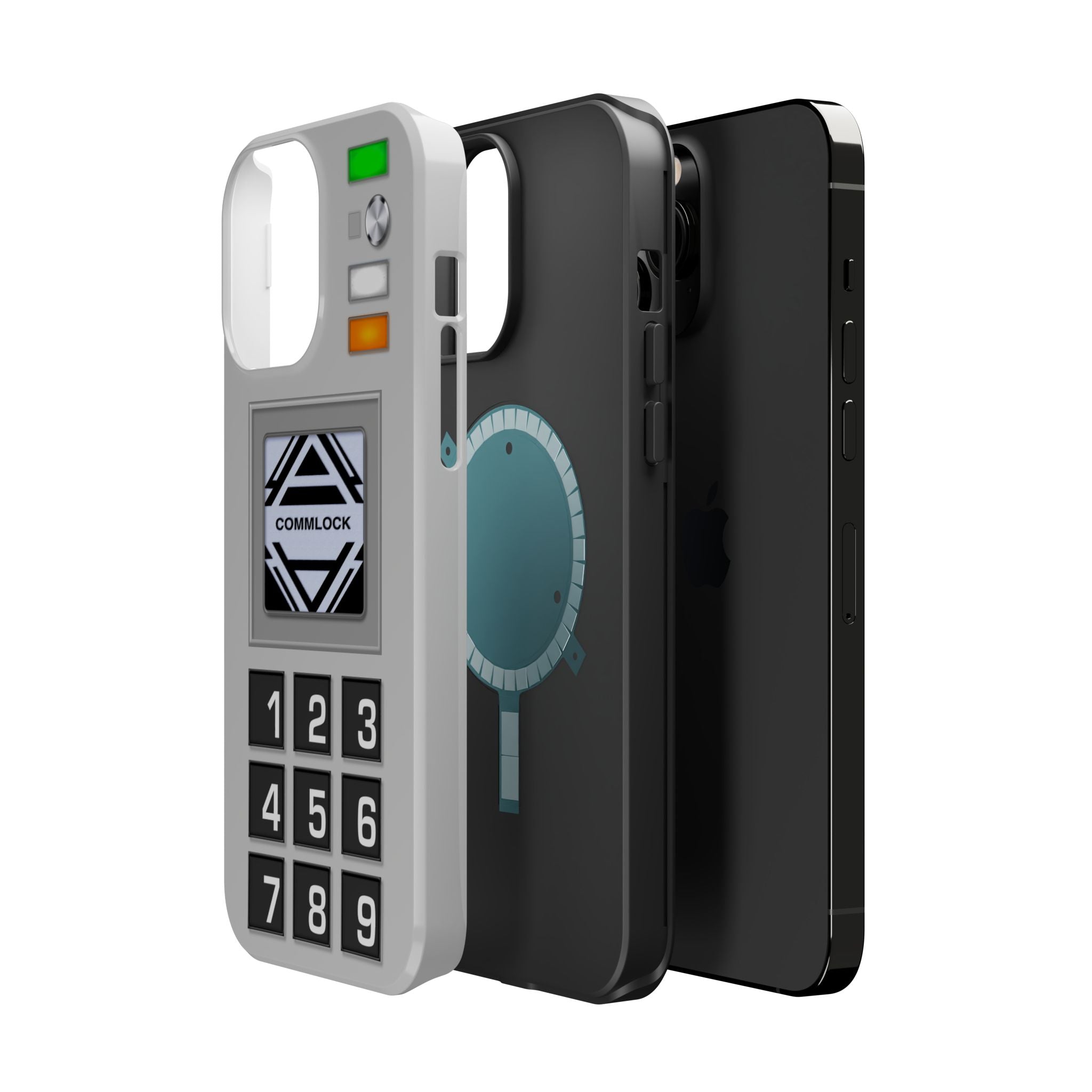 Space CommLock iPhone Case 1999 Prop MagSafe Magnetic 17 16 15 14 13 Pro Max Plus Mini Comlock