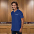 LA County Jail V-Neck Uniform Shirt Costume Prison Blues