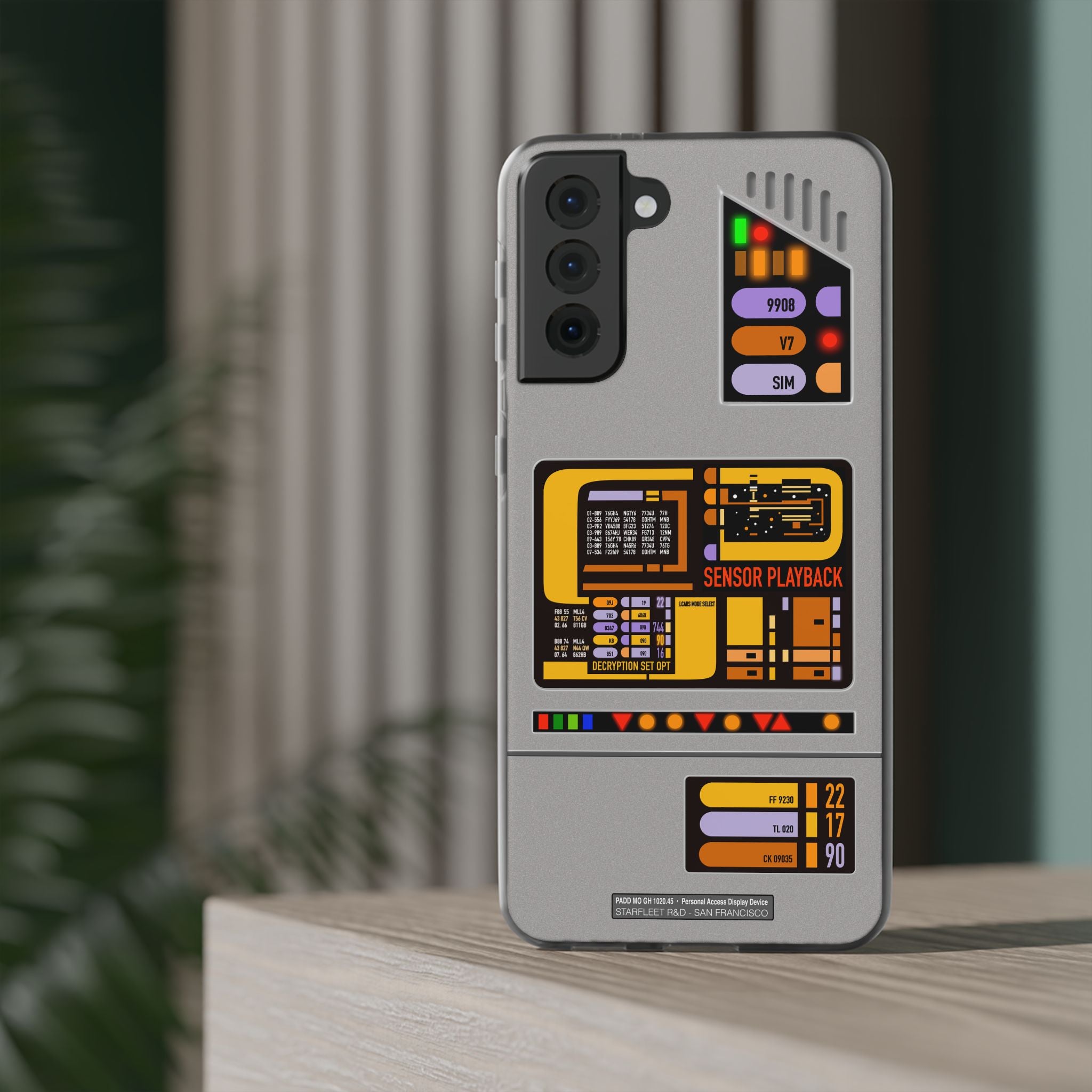 Starfleet PADD Inspired Prop Samsung Galaxy Compatible Phone Case