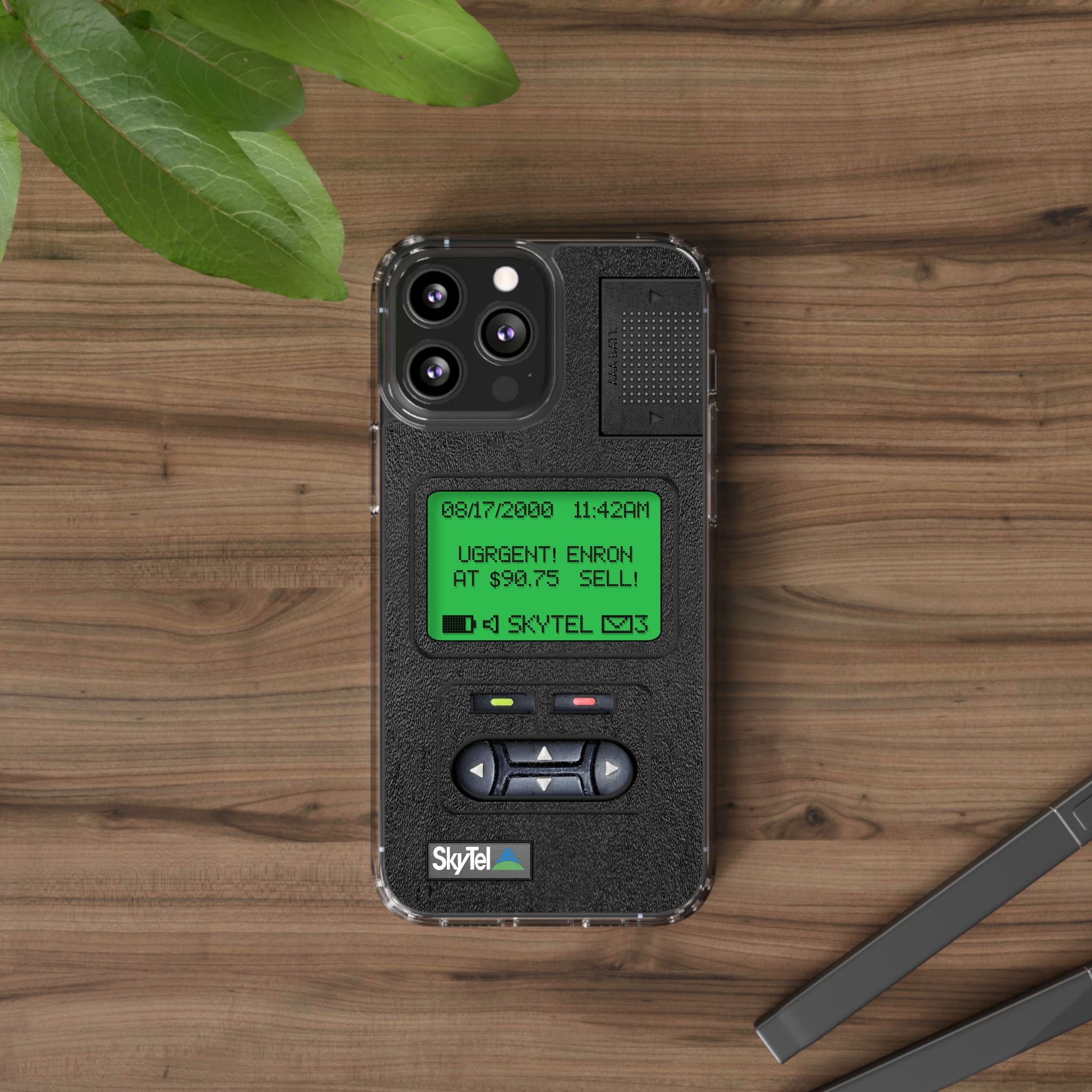 Pager Look Retro Phone Case for iPhone Beeper