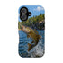 Smallmouth Bass Fishing Fish Phone Case MagSafe Compatible for iPhone & Samsung Galaxy | Bass Fisherman Gift | Dual Layer Tough Case