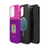 Virtual Pet Magnetic iPhone MagSafe Compatible Impact-Resistant Case Retro 90s