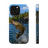 Smallmouth Bass Fishing Fish Phone Case MagSafe Compatible for iPhone & Samsung Galaxy | Bass Fisherman Gift | Dual Layer Tough Case