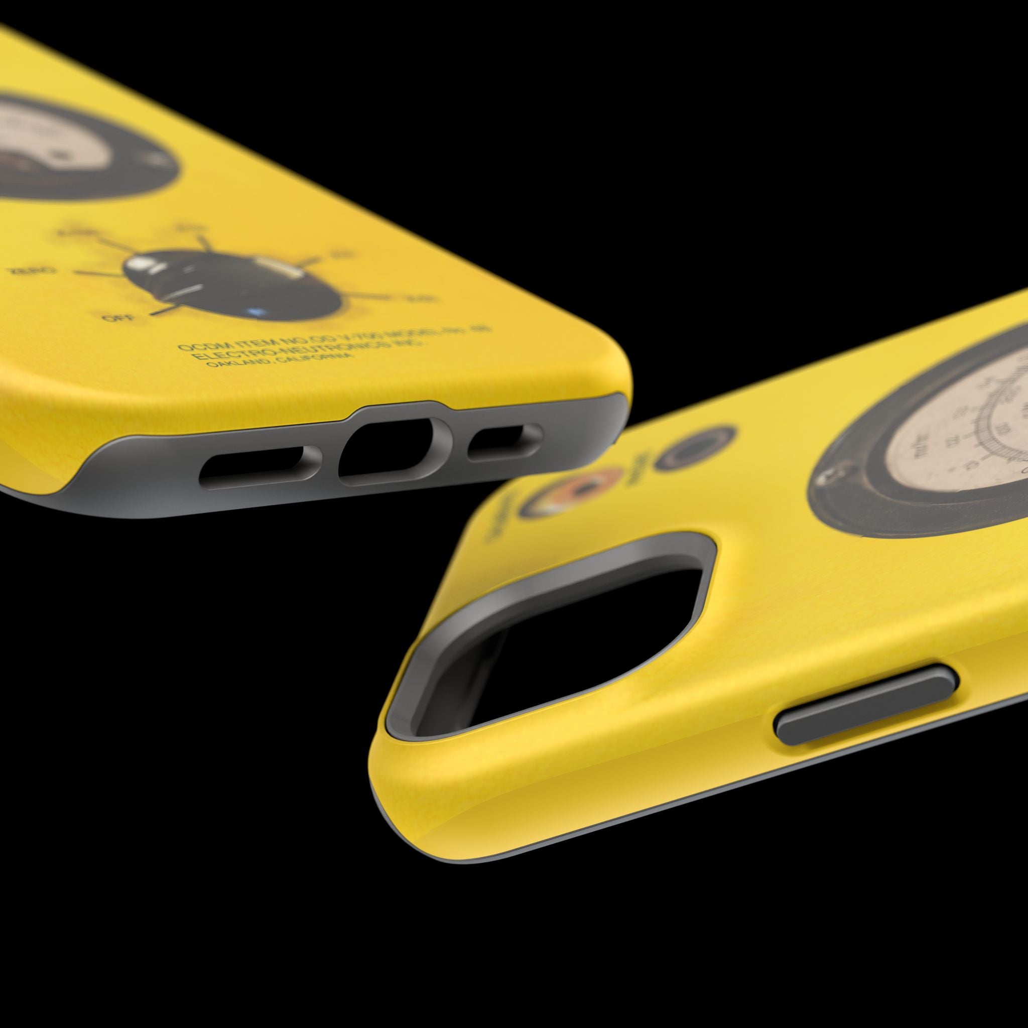 Fallout Geiger Counter Look iPhone Case 16 15 14 13 Magnetic Impact-Resistant