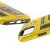 Retro Cassette AM FM Radio iPhone Case, Vintage Walkman Style Phone Case, MagSafe Dual Layer Protective Case Sport Yellow