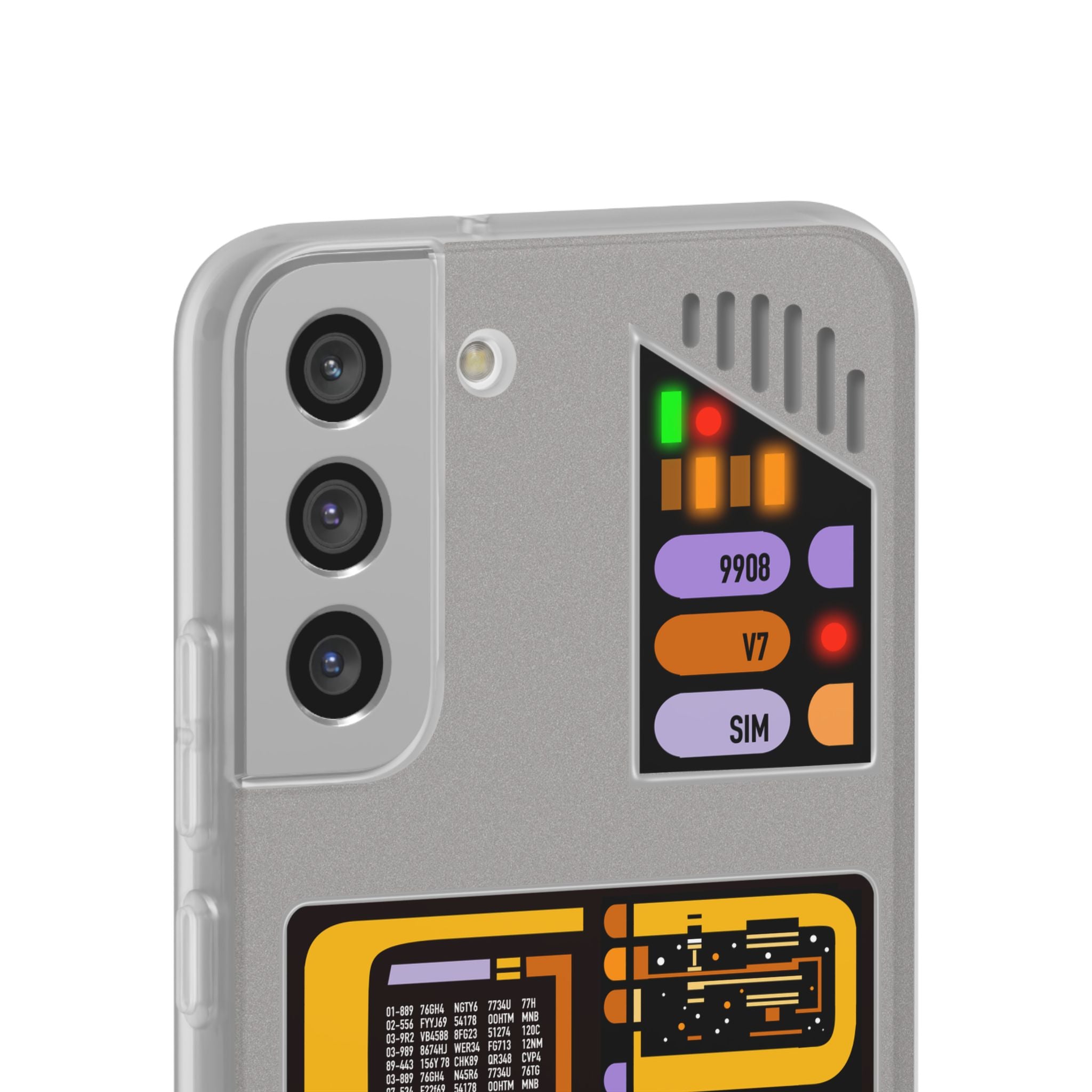 Starfleet PADD Inspired Prop Samsung Galaxy Compatible Phone Case