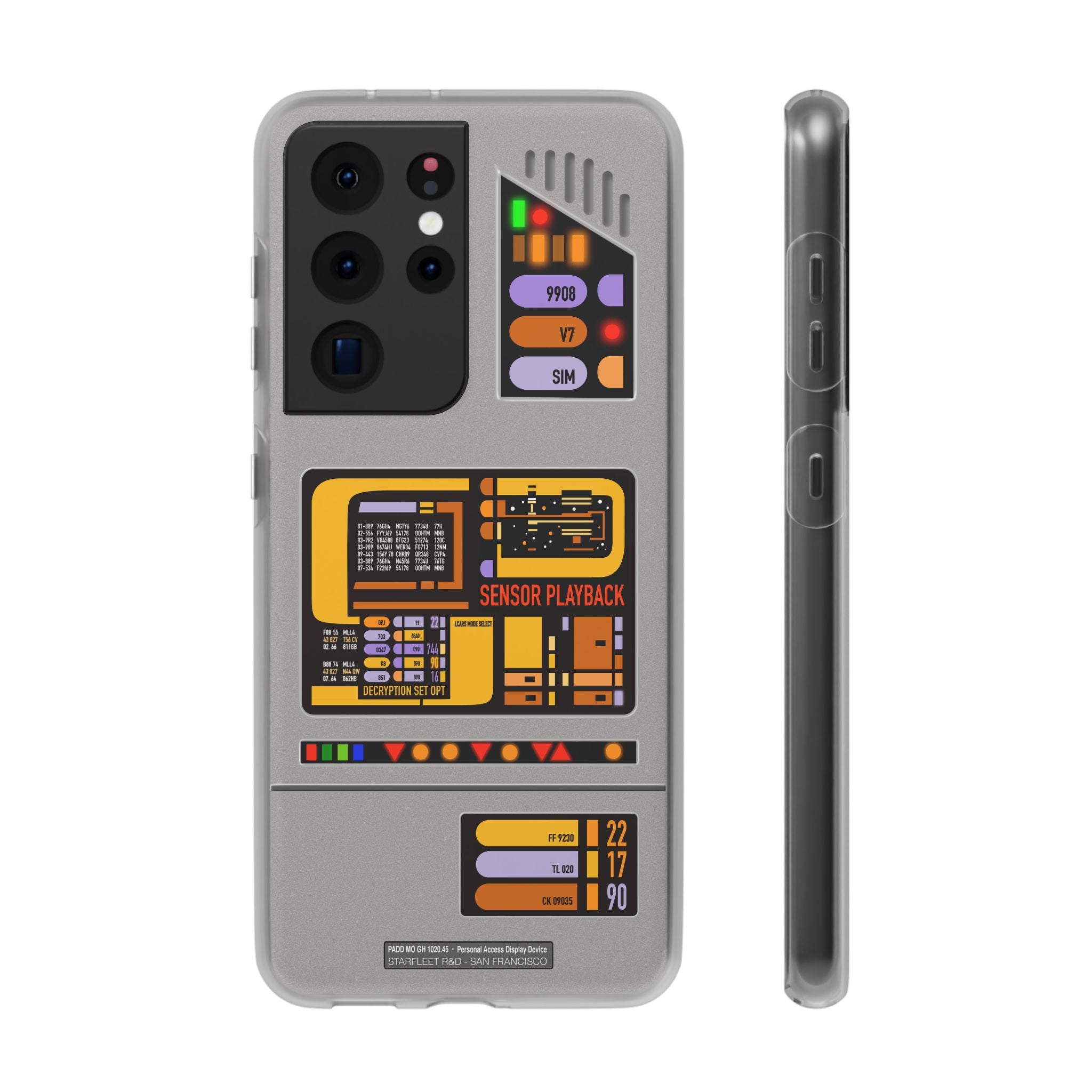Starfleet PADD Inspired Prop Samsung Galaxy Compatible Phone Case