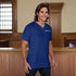 LA County Jail V-Neck Uniform Shirt Costume Prison Blues
