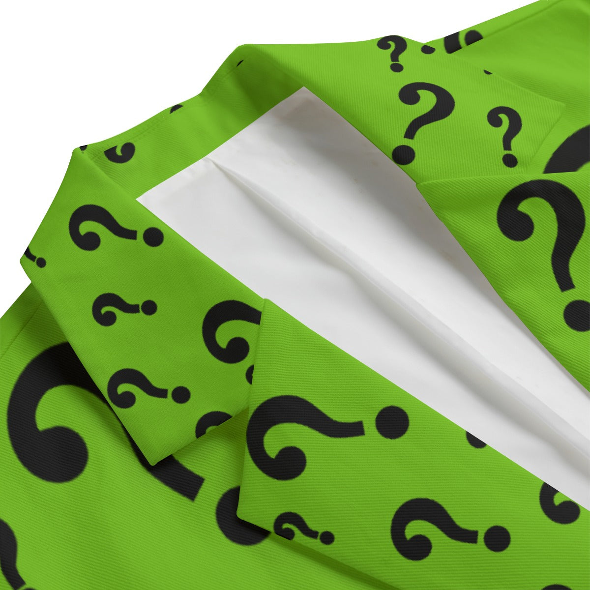 Green Sports Jacket Riddler Riddler Green Question Mark Jacket Blazer Sport Coat Costume – Judy's ...