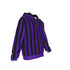Outcast Purple and Black Striped Hoodie