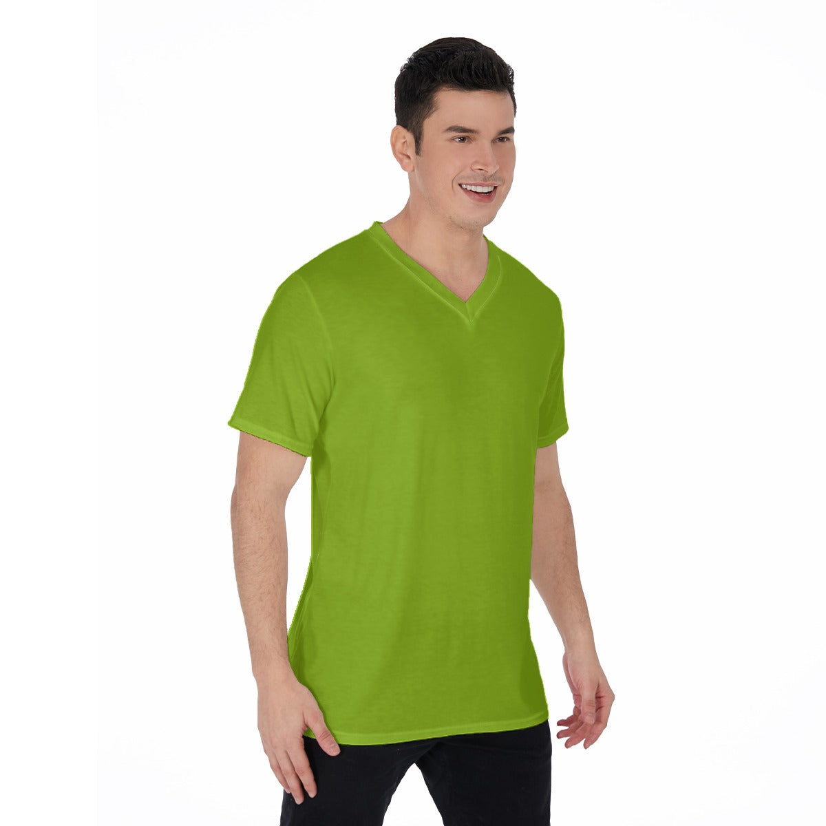 Shaggy Costume V-Neck Green Shirt