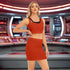 TOS Mirror Universe Female Uniform Costume Red Terran Empire