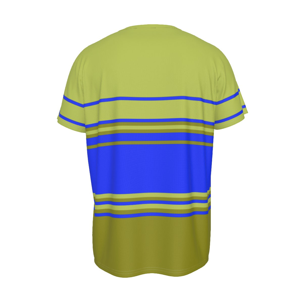 Tight Pants Costume Short Sleeve Green and Blue Striped T-Shirt - Fallon Ferrell