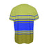 Tight Pants Costume Short Sleeve Green and Blue Striped T-Shirt - Fallon Ferrell