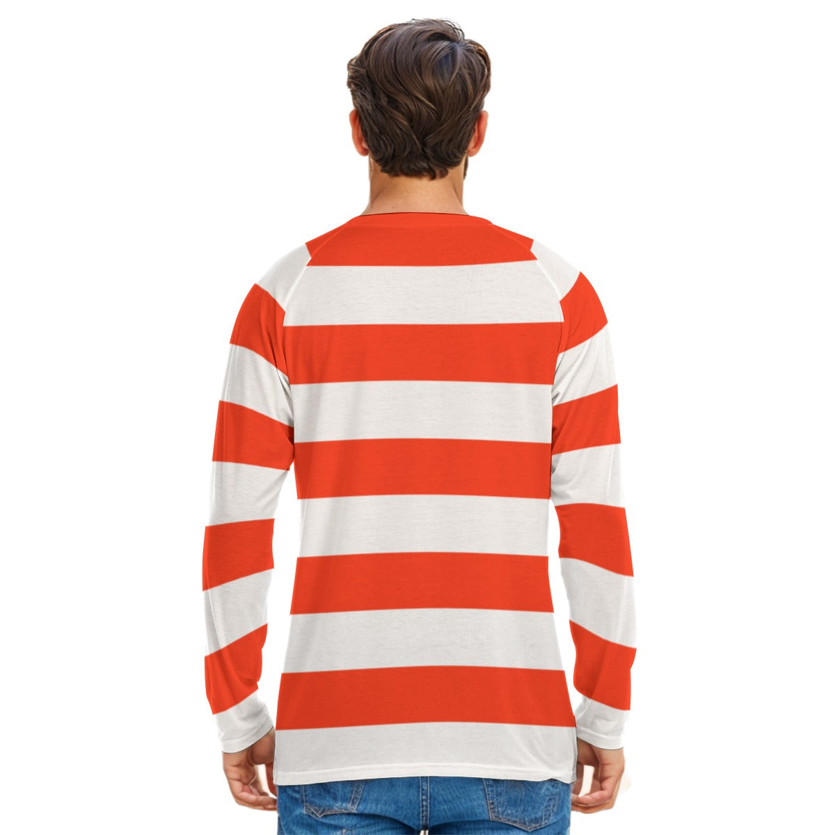 Waldo or Buggy Red and White Striped Shirt Costume