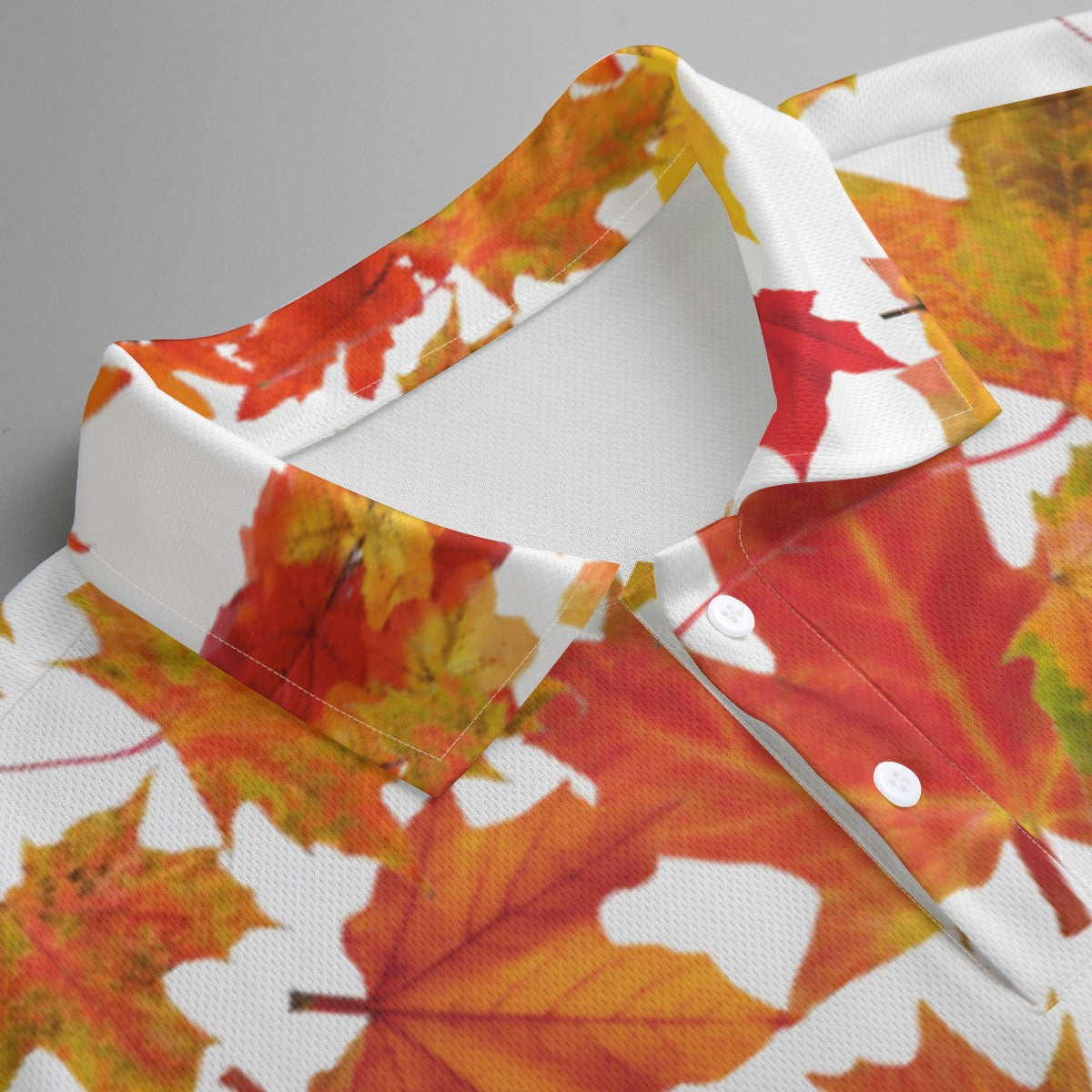 Durden Autumn Fall Maple Leaves Polo Shirt Costume Tyler