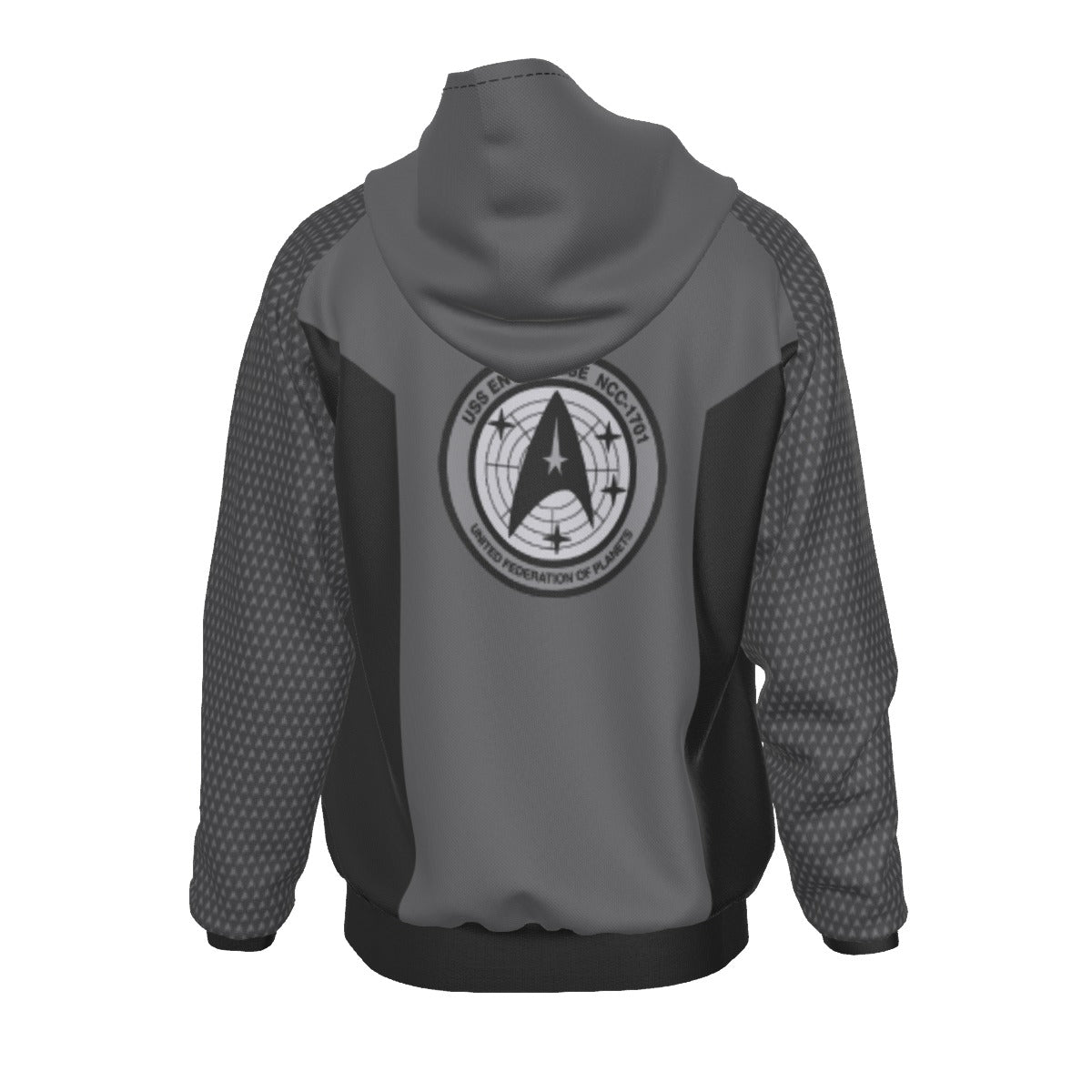 SNW Gray Away Mission Zip Up Uniform Hoodie Costume