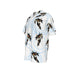 Durden Toucan Men's Hawaiian Shirt Costume Fight - White Shirt with Toucans