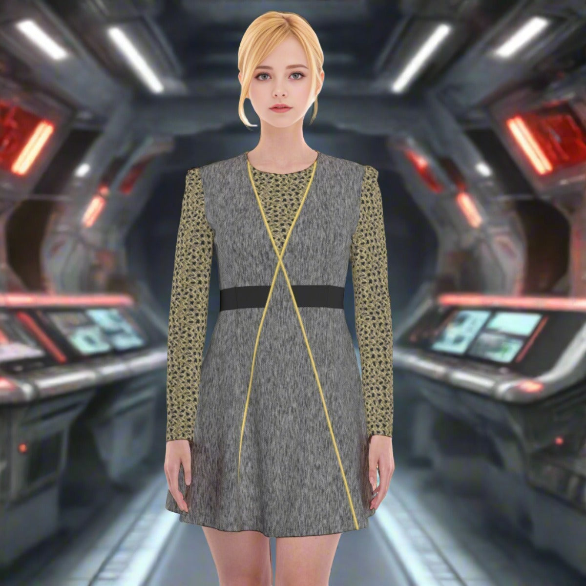 TOS Klingon Female Uniform Dress Costume – Judy's Emporium