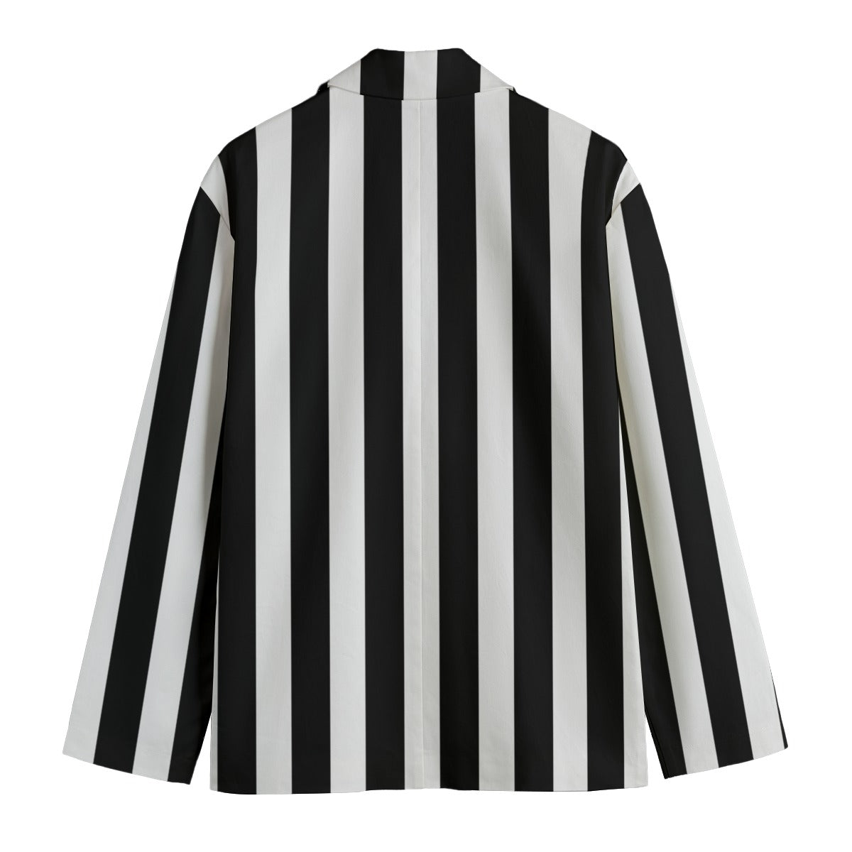 Black and White Striped Sport Coat Blazer Costume Dress Coat