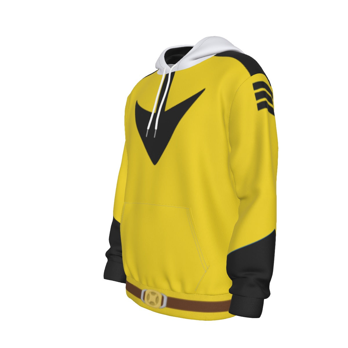 Star Blazers or Space Battleship Yamato Yellow Pullover Hoodie Uniform Costume
