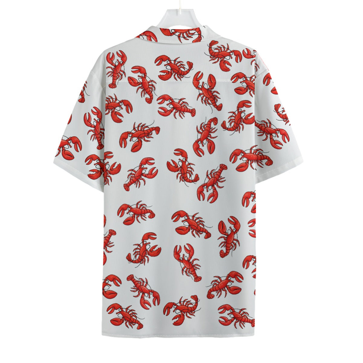 Lobster Shirt Print Hawaiian Cut Costume Kramer - Mid-Century Modern