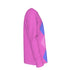 Pink and Blue Argyle Long Sleeve Shirt, Bright Colorblock Kawaii JPOP KPOP Fashion Baby Costume