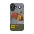 WWII Pinup Nose Art Phone Case, Kona Kitty Airplane Art, MagSafe Dual Layer Case for iPhone & Samsung Galaxy, Vintage Military Art