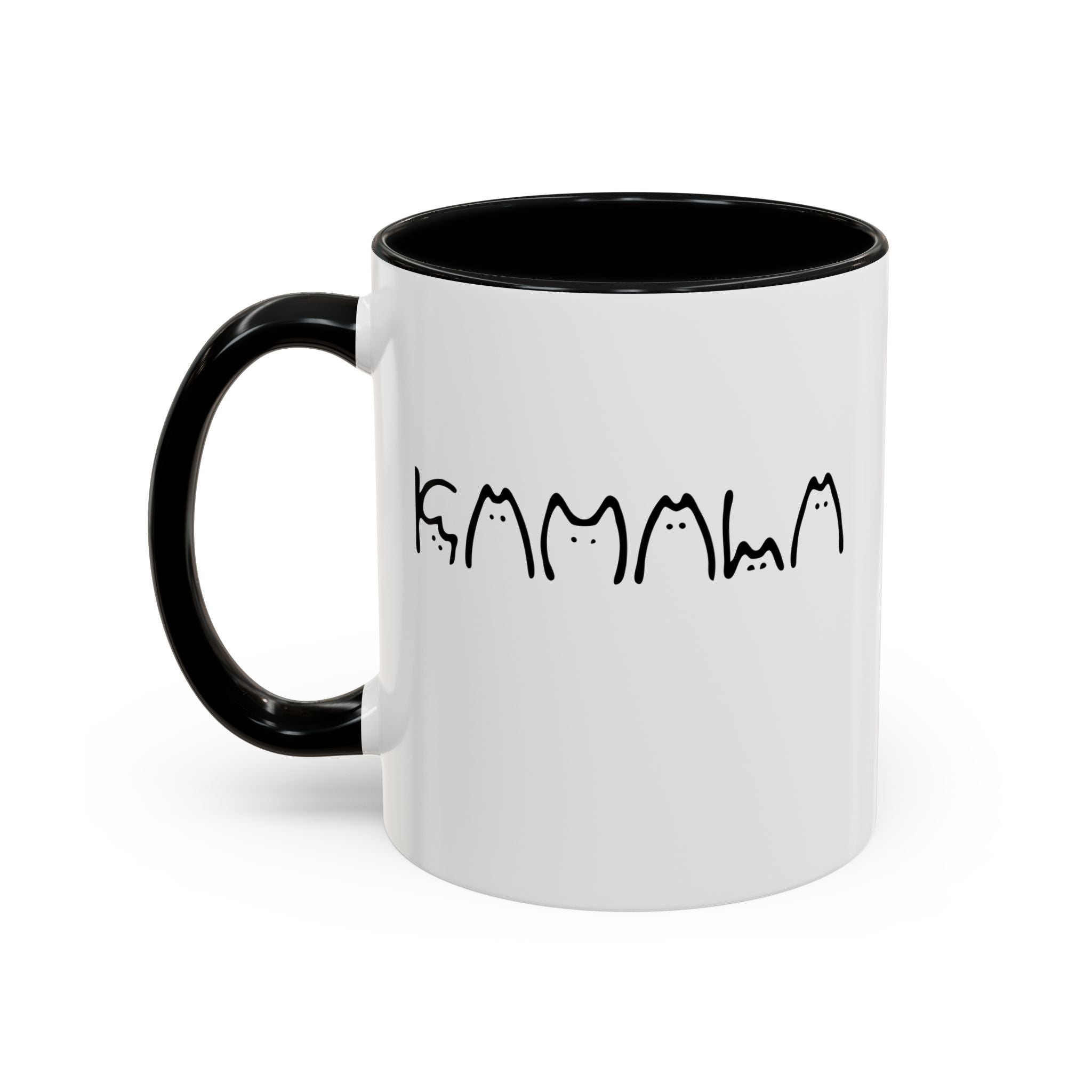 Kamila Harris Cat Lady Cat Lettering Coffee Mug