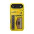 Retro Cassette AM FM Radio iPhone Case, Vintage Walkman Style Phone Case, MagSafe Dual Layer Protective Case Sport Yellow