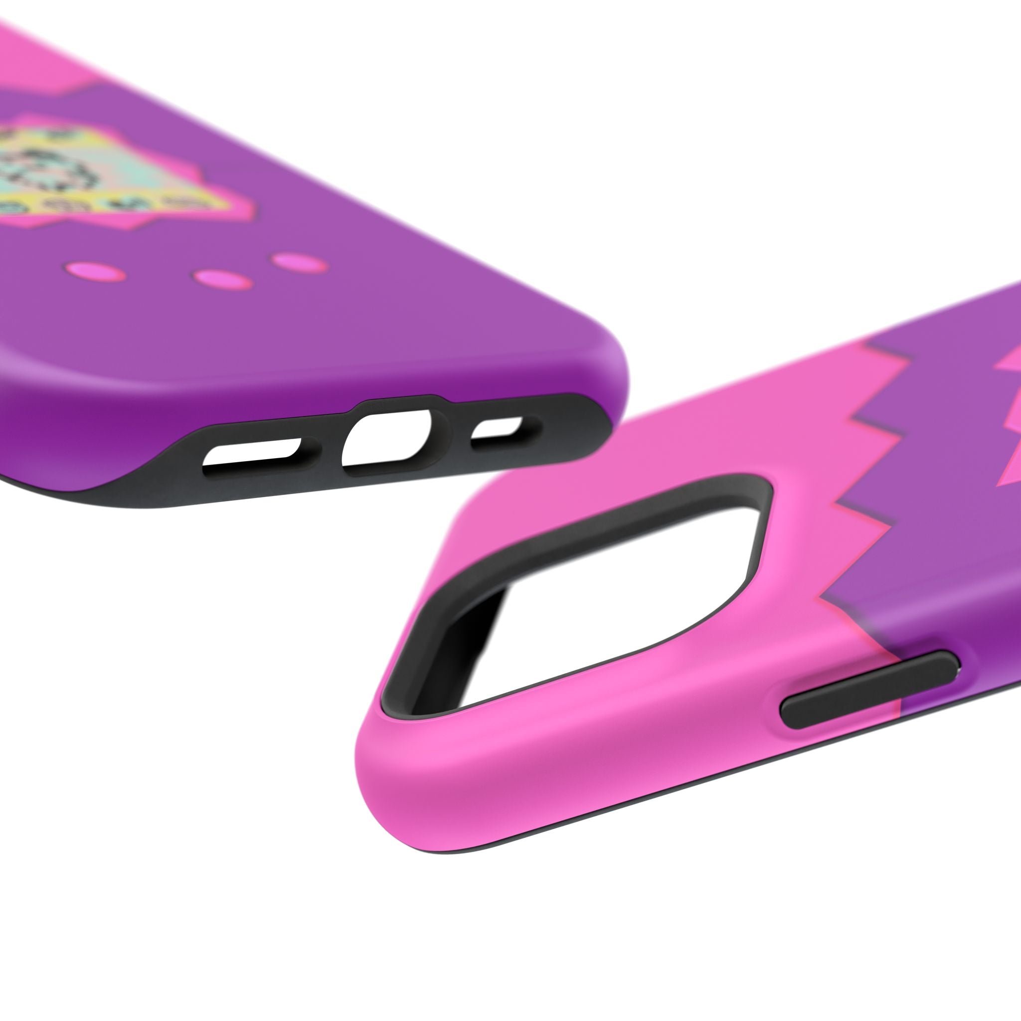 Virtual Pet Magnetic iPhone MagSafe Compatible Impact-Resistant Case Retro 90s