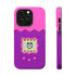 Virtual Pet Magnetic iPhone MagSafe Compatible Impact-Resistant Case Retro 90s