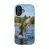 Largemouth Bass Fishing Fish Phone Case MagSafe Compatible for iPhone & Samsung Galaxy | Bass Fisherman Gift | Dual Layer Tough Case