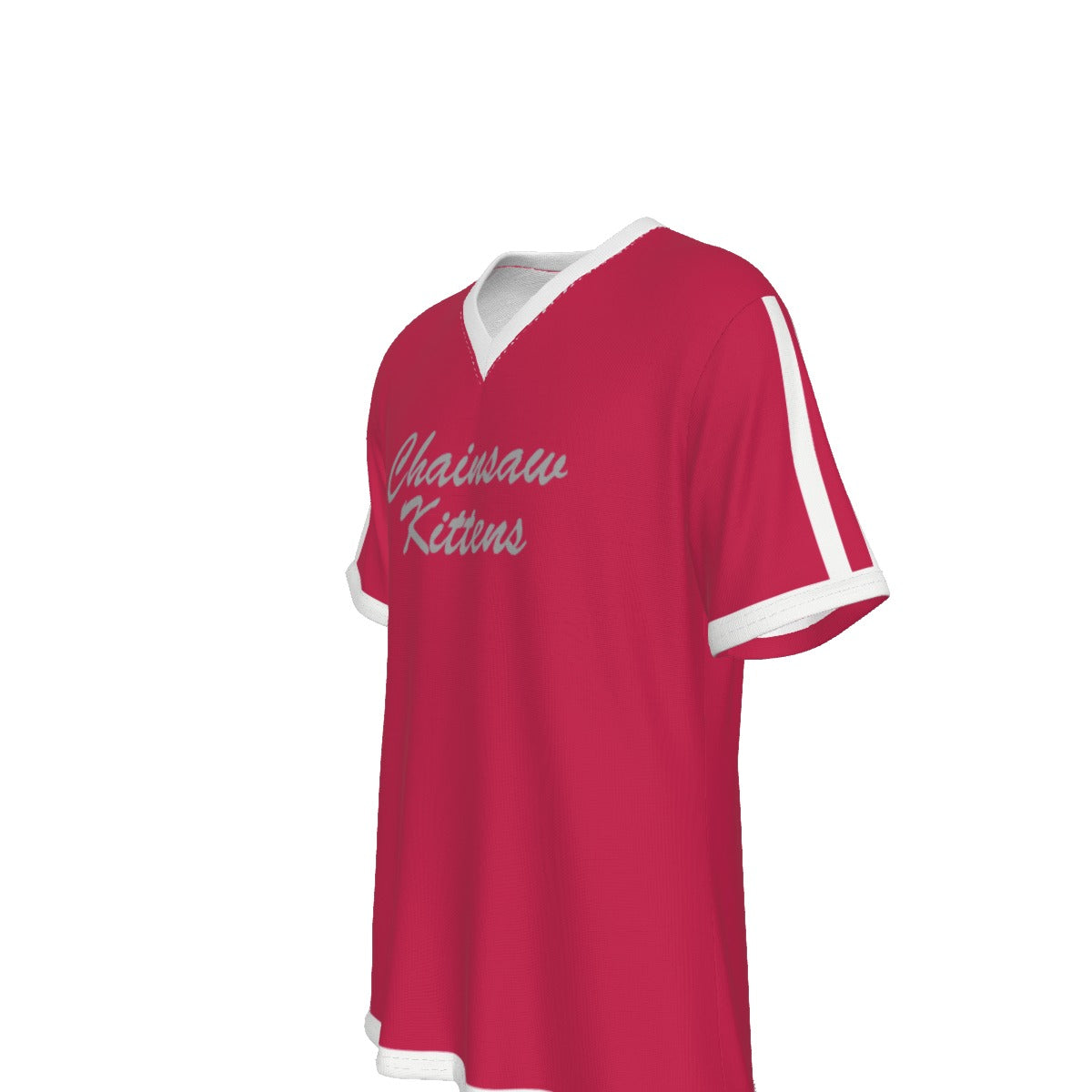 Chainsaw Kittens V-Neck T-Shirt Costume Marc
